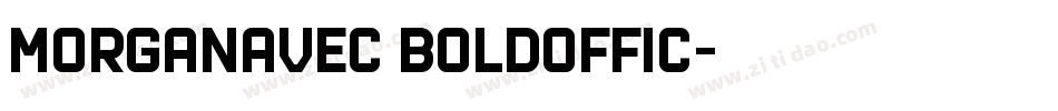 MorganAvec BoldOffic字体转换